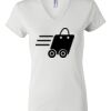 Women's Short Sleeve V-Neck T-Shirt Thumbnail
