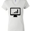 Women's Short Sleeve V-Neck T-Shirt Thumbnail