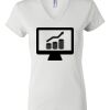 Women's Short Sleeve V-Neck T-Shirt Thumbnail