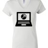 Women's Short Sleeve V-Neck T-Shirt Thumbnail