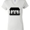 Women's Short Sleeve V-Neck T-Shirt Thumbnail