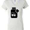 Women's Short Sleeve V-Neck T-Shirt Thumbnail