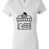Women's Short Sleeve V-Neck T-Shirt Thumbnail