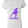 Women's Short Sleeve V-Neck T-Shirt Thumbnail