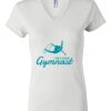 Women's Short Sleeve V-Neck T-Shirt Thumbnail