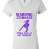 Women's Short Sleeve V-Neck T-Shirt Thumbnail