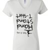Women's Short Sleeve V-Neck T-Shirt Thumbnail