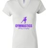 Women's Short Sleeve V-Neck T-Shirt Thumbnail