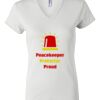 Women's Short Sleeve V-Neck T-Shirt Thumbnail