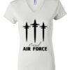 Women's Short Sleeve V-Neck T-Shirt Thumbnail