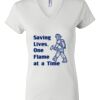 Women's Short Sleeve V-Neck T-Shirt Thumbnail
