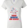 Women's Short Sleeve V-Neck T-Shirt Thumbnail