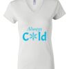 Women's Short Sleeve V-Neck T-Shirt Thumbnail