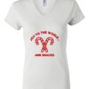 Women's Short Sleeve V-Neck T-Shirt Thumbnail