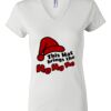 Women's Short Sleeve V-Neck T-Shirt Thumbnail