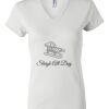 Women's Short Sleeve V-Neck T-Shirt Thumbnail