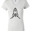 Women's Short Sleeve V-Neck T-Shirt Thumbnail