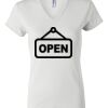 Women's Short Sleeve V-Neck T-Shirt Thumbnail