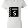 Women's Short Sleeve V-Neck T-Shirt Thumbnail