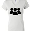 Women's Short Sleeve V-Neck T-Shirt Thumbnail