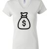 Women's Short Sleeve V-Neck T-Shirt Thumbnail