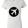 Women's Short Sleeve V-Neck T-Shirt Thumbnail