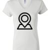 Women's Short Sleeve V-Neck T-Shirt Thumbnail