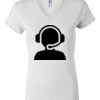 Women's Short Sleeve V-Neck T-Shirt Thumbnail