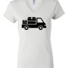 Women's Short Sleeve V-Neck T-Shirt Thumbnail