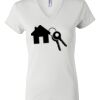 Women's Short Sleeve V-Neck T-Shirt Thumbnail