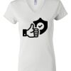 Women's Short Sleeve V-Neck T-Shirt Thumbnail