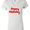 Women's Short Sleeve V-Neck T-Shirt Thumbnail