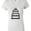 Women's Short Sleeve V-Neck T-Shirt Thumbnail