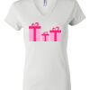 Women's Short Sleeve V-Neck T-Shirt Thumbnail