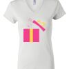 Women's Short Sleeve V-Neck T-Shirt Thumbnail