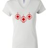Women's Short Sleeve V-Neck T-Shirt Thumbnail