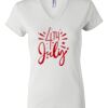 Women's Short Sleeve V-Neck T-Shirt Thumbnail