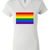 Women's Short Sleeve V-Neck T-Shirt Thumbnail