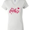 Women's Short Sleeve V-Neck T-Shirt Thumbnail