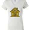 Women's Short Sleeve V-Neck T-Shirt Thumbnail