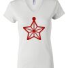 Women's Short Sleeve V-Neck T-Shirt Thumbnail