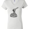 Women's Short Sleeve V-Neck T-Shirt Thumbnail