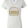Women's Short Sleeve V-Neck T-Shirt Thumbnail