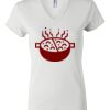 Women's Short Sleeve V-Neck T-Shirt Thumbnail
