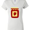 Women's Short Sleeve V-Neck T-Shirt Thumbnail