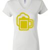 Women's Short Sleeve V-Neck T-Shirt Thumbnail
