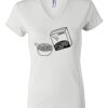 Women's Short Sleeve V-Neck T-Shirt Thumbnail