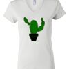 Women's Short Sleeve V-Neck T-Shirt Thumbnail