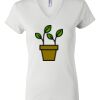Women's Short Sleeve V-Neck T-Shirt Thumbnail
