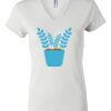 Women's Short Sleeve V-Neck T-Shirt Thumbnail